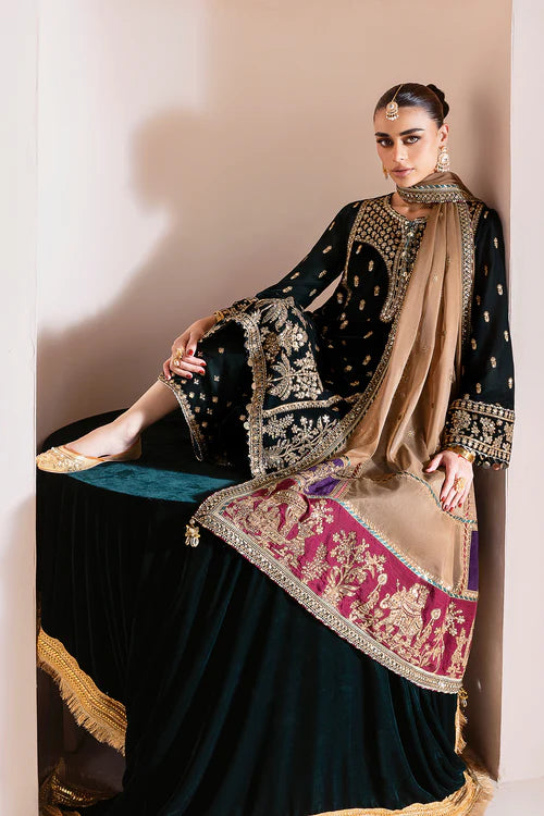 Embroidered Velvet Formal CVF D-01 - Jazmin