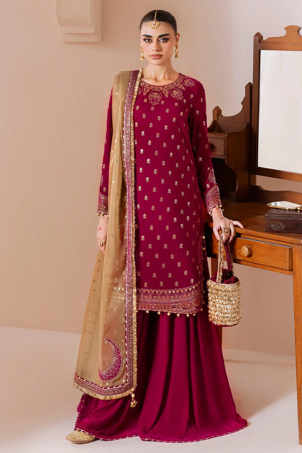 Embroidered Velvet Formal CVF D-11 - Jazmin